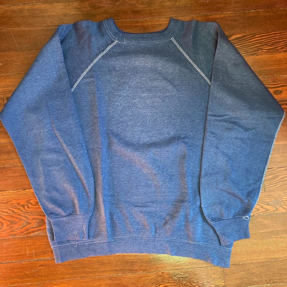 Vintage faded raglan sweatshirt 1960s 1970s